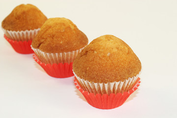 Chocolate muffin closeup