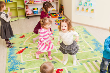 Group of little children 