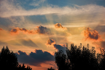 Fototapeta premium 夕焼け空