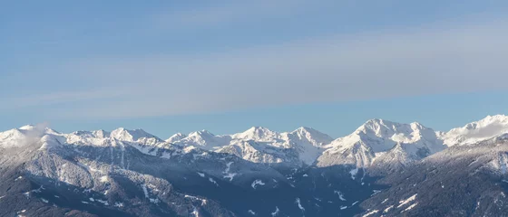 Fototapeten snow mountain  chain Alps landscape south tirol Italy © Alice_D