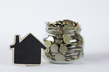 Save Money and House Concept 