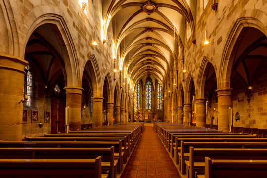 Das katholische M&uuml;nster St. Paul in Esslingen am Neckar