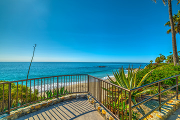 Clear sky over Laguna Beach