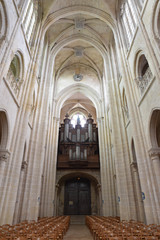 Fototapeta premium Grand orgue de la cathédrale de Senlis, France