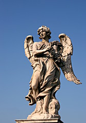 Detail of an Angel on Ponte Sant'Angelo, rome