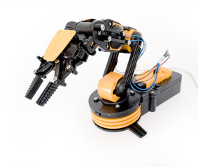 Plastic robot arm model