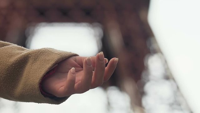 Man letting go woman hand and leaving, couple breaking up outdoor, unshared love