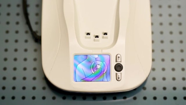 A patient with cardio heart bit problem uses an insertable device that continuously monitors heart rhythms, records and wirelessly sends the data to the DR.