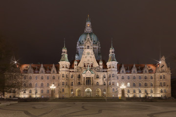 Obraz premium Neues Rathaus Hannover