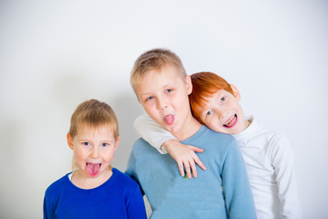 Kids emotional portrait