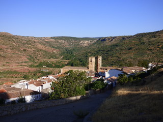 Fototapeta na wymiar Alcaraz. Pueblo historico de Albacete (España) dentro de la comunidad autónoma de Castilla La Mancha