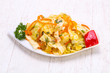 Traditional fermented cabbage