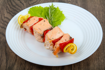 Salmon Skewer