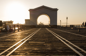 Fishermans Wharf Arch - San Francisco, California, CA, USA
