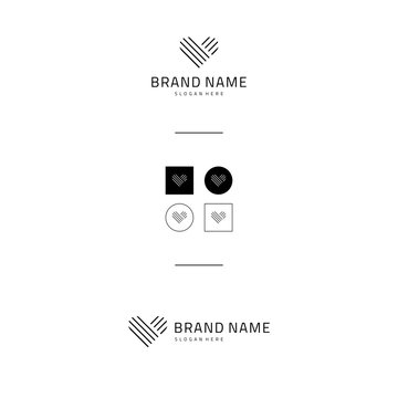 Heart Logo Template