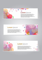 Vector design Banner modern background