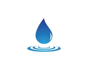 water drop Logo Template