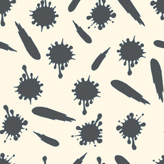 Seamless pattern of colored blots