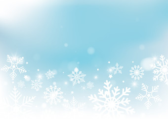 Naklejka na ściany i meble Christmas and New Years Blur bokeh of light on background. Vector illustration