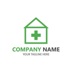 Medical logotype vector emblem healcare design illustration