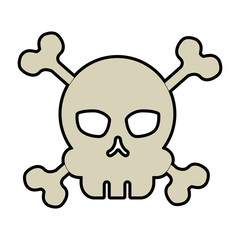 extreme skull emblem icon