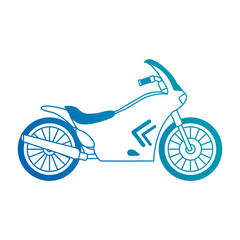 Fototapeta na wymiar classic motorcycle vehicle icon