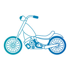 classic motorcycle vehicle icon