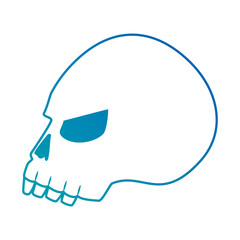 extreme skull isolated icon