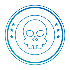 extreme skull emblem icon