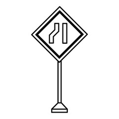 warning road signs design