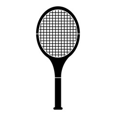 racket sport tennis equipment object vector illustration