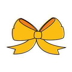 bowntie ribbon isolated icon