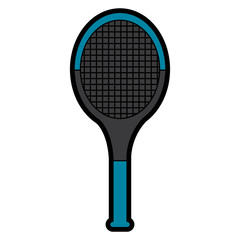 racket sport tennis equipment object vector illustration