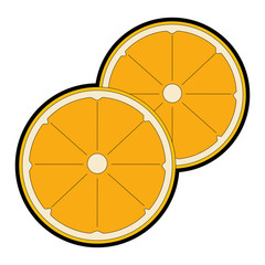orange citrus fruit slice
