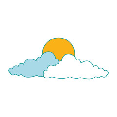 natural cloud with sun
