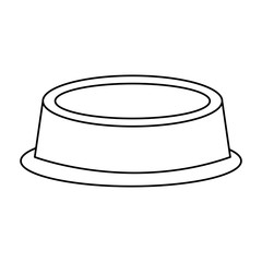 food bowl pet icon image vector illustration design 