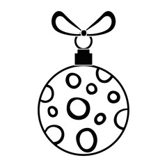 christmas ball hanging icon