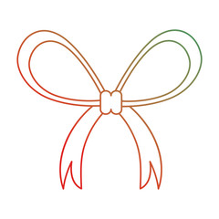 bowntie ribbon isolated icon vector illustration design