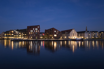 Fototapeta na wymiar Innovative apartments in Copenhagen, Denmark