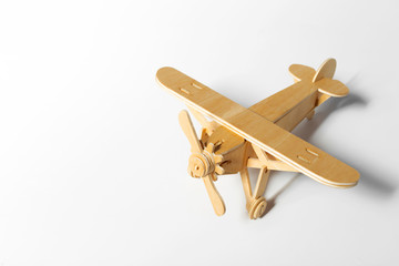 toy airplane isolated