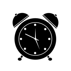 clock alarm timer business icon vector illustration