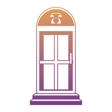 Telephone Box Icon Image