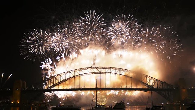 finale of sydney nye fireworks 2014 filmed in 60p