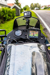 Kontollzentrantrale Motorrad 