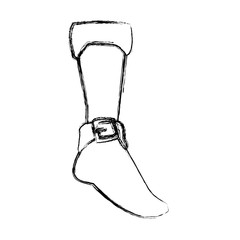 Pirate women boot icon vector illustrationgraphic design