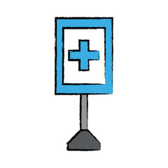 Obraz premium information road sign design