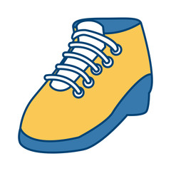 Camping shoe isolated icon vector illustrationgraphic design
