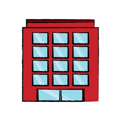Obraz premium city building icon