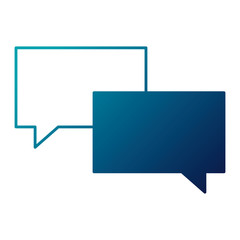 speech bubble message talk chat icon vector illustration