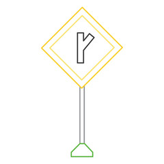 warning road signs design